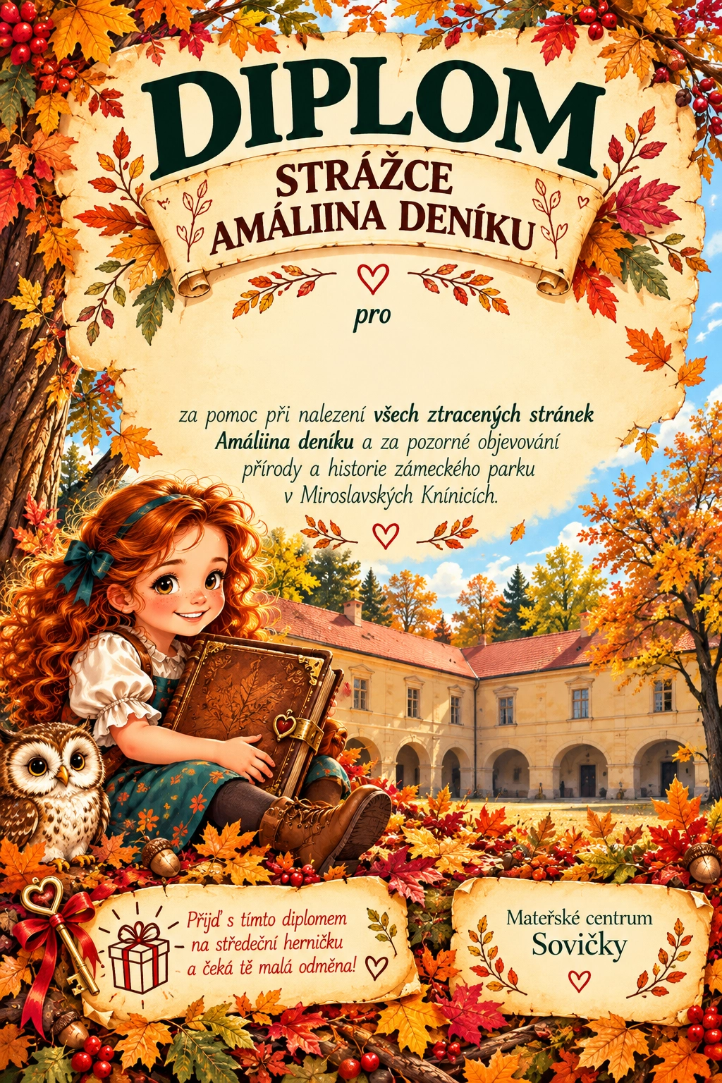 Diplom Strážce Amáliina deníku
